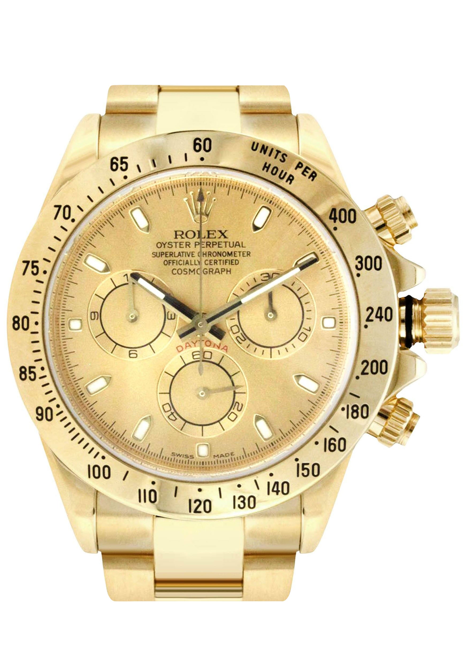 Rolex Daytona Or Jaune 18K 40 Mm - Main Image