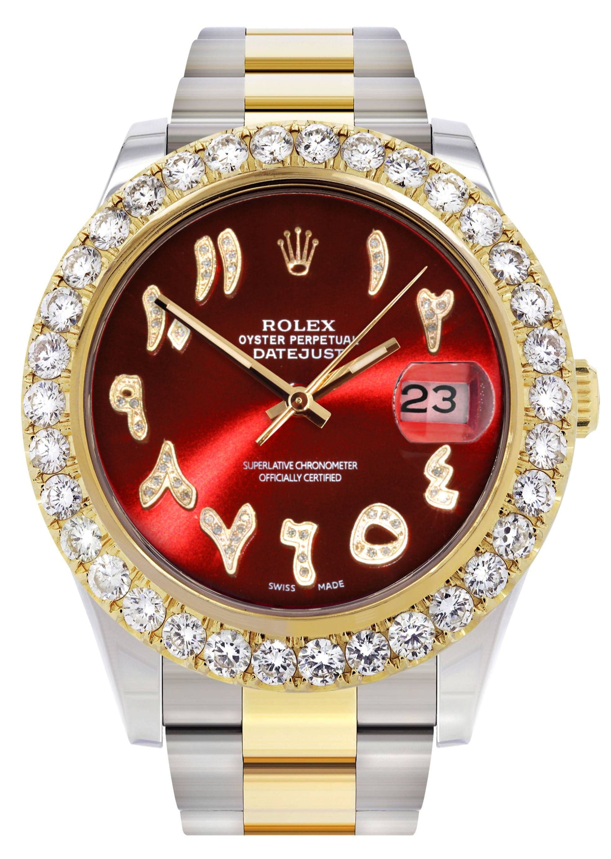 Jam tangan Rolex datejust ii 41 mm Emas kuning 18 karat baja