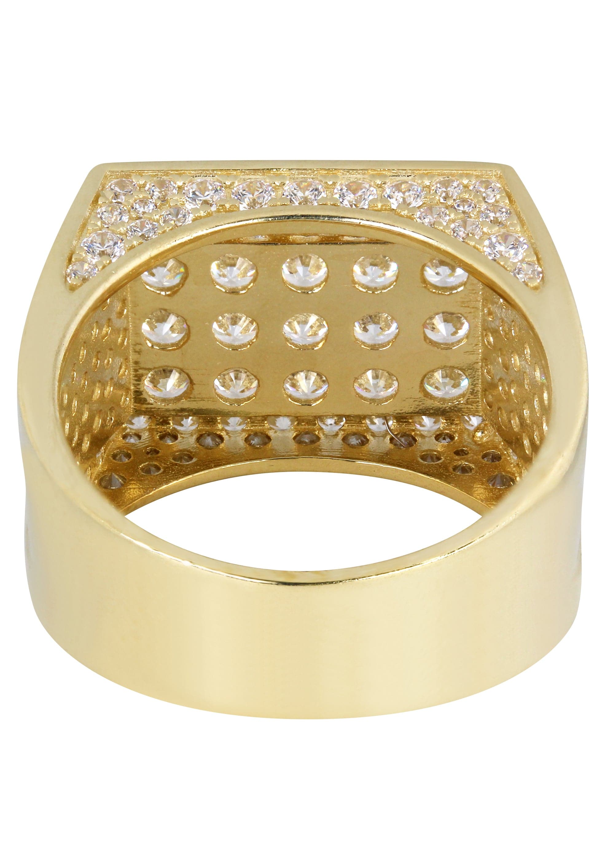 Bague Pépite En Or Jaune 10 Carats - Authentique, Sans Pierre - Pour Femme Ou Homme, Neuf Sous Emballage