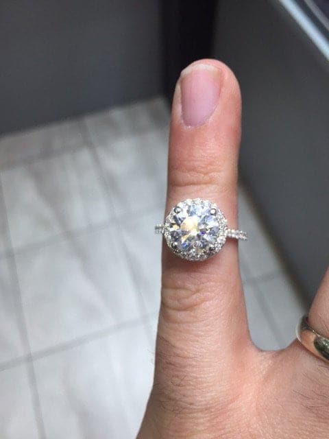 Halo Engagement Ring | Custom Order FrostNYC 