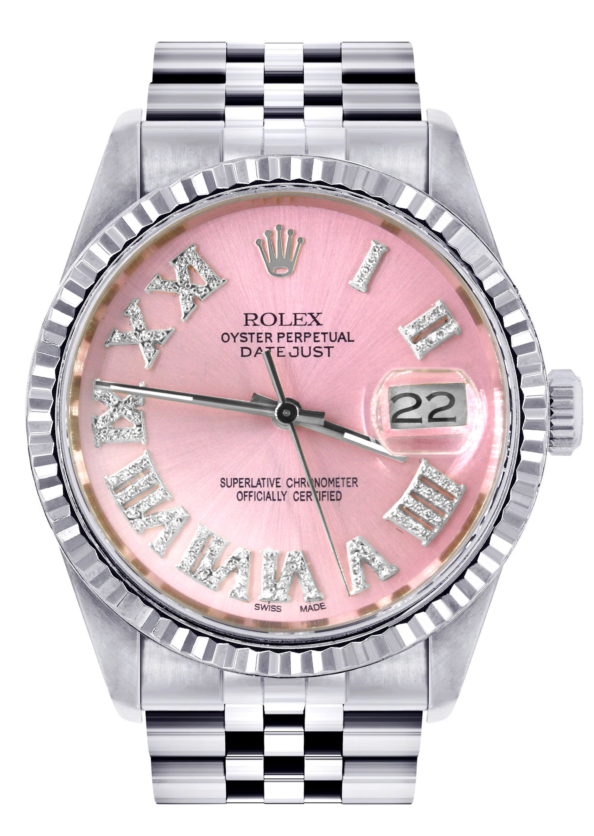 Orologio Rolex Datejust per Donna 16200 36Mm Quadrante con