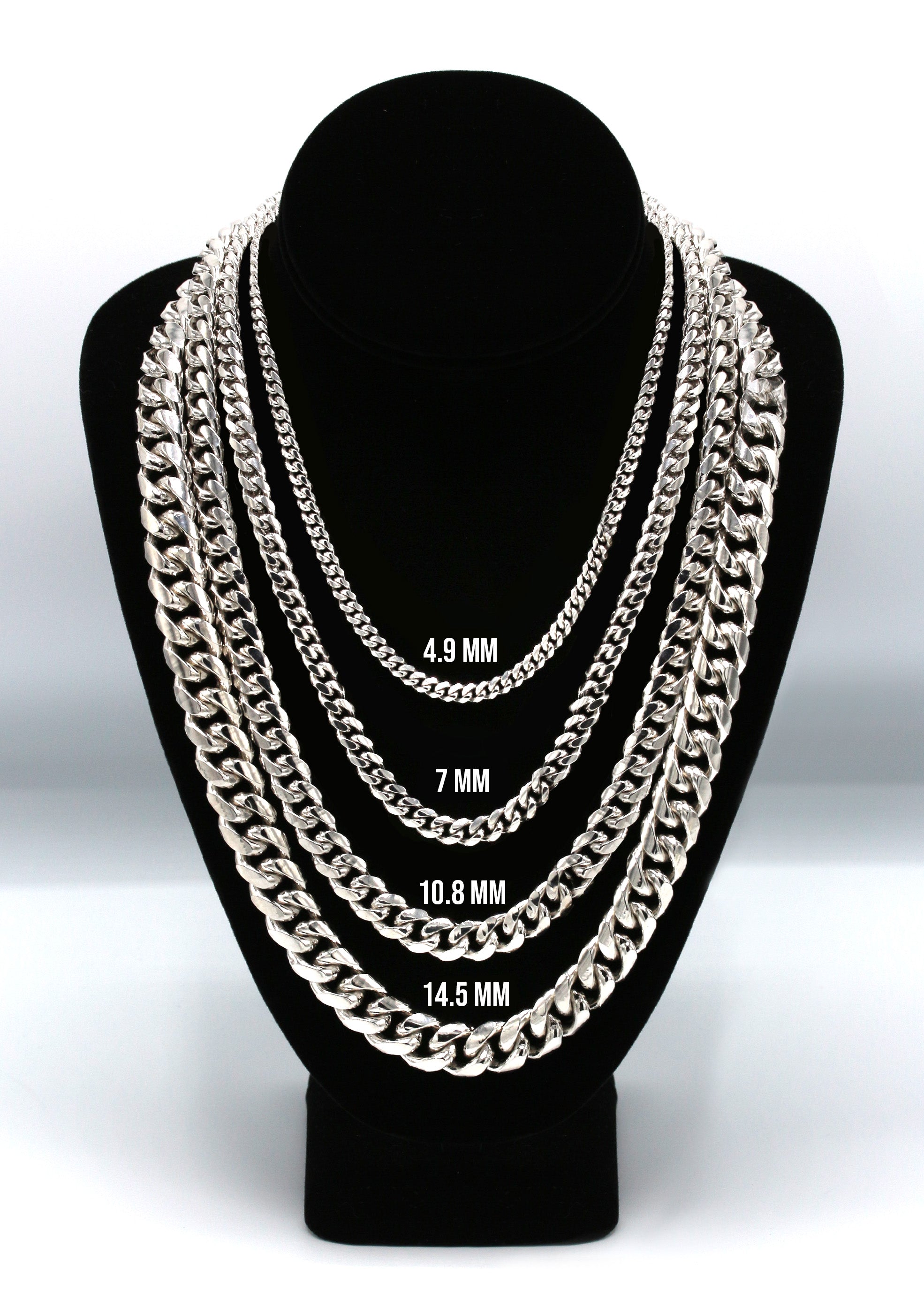 Cuban Chain Cool Necklaces For Guys Amazon Cuban Link Chain 16