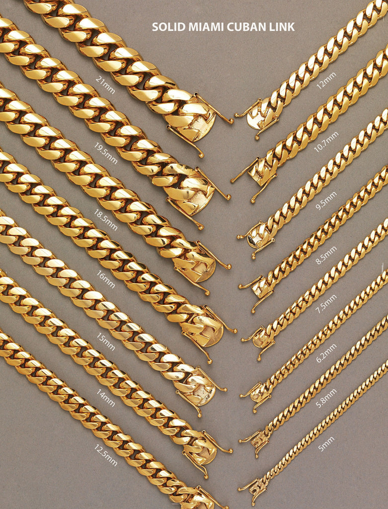 10K Gold Cuban Link Bracelet 10K Cuban Bracelet FrostNYC