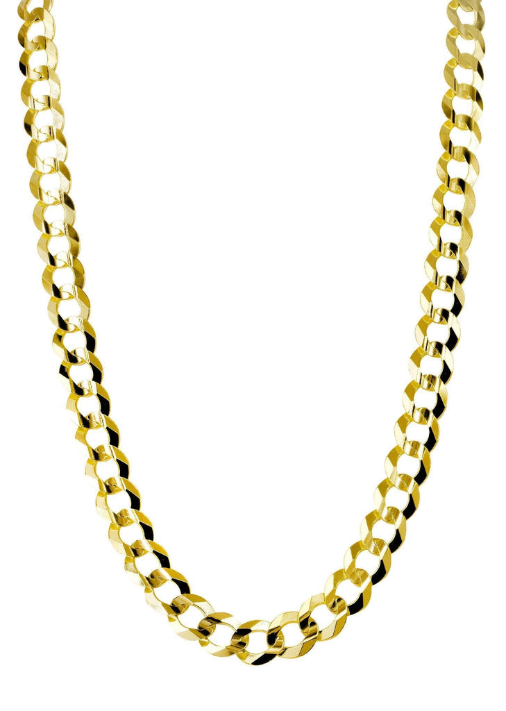 Mens Gold Chain - Solid Cuban Link 10K Gold MEN'S CHAINS FROST NYC 