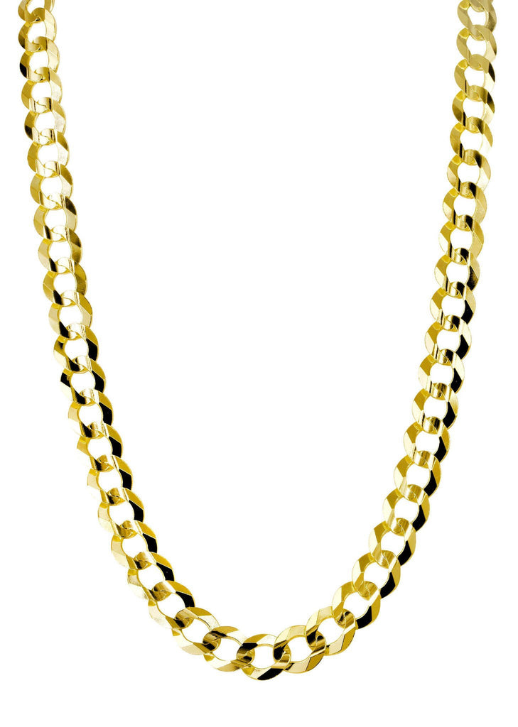 Mens Gold Chain - Solid Cuban Link 10K Gold MEN'S CHAINS FROST NYC 