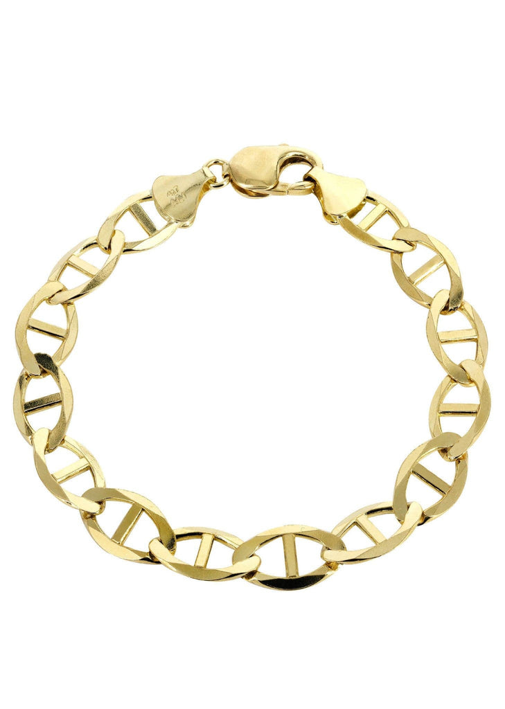 14K Gold Bracelet Solid Mariner - Main Image