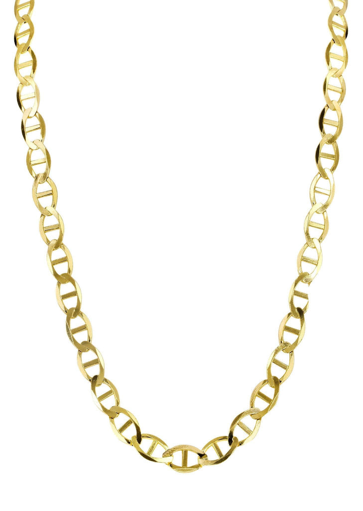 14K Gold Chain - Solid Mariner Chain MEN'S CHAINS FROST NYC 