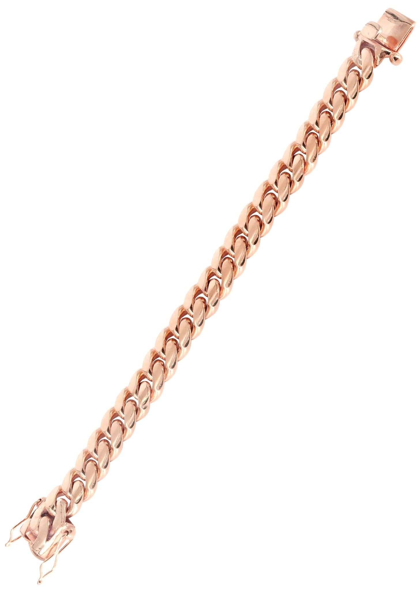 Women's Miami Cuban Link Bracelet Women's Reversible Diamond