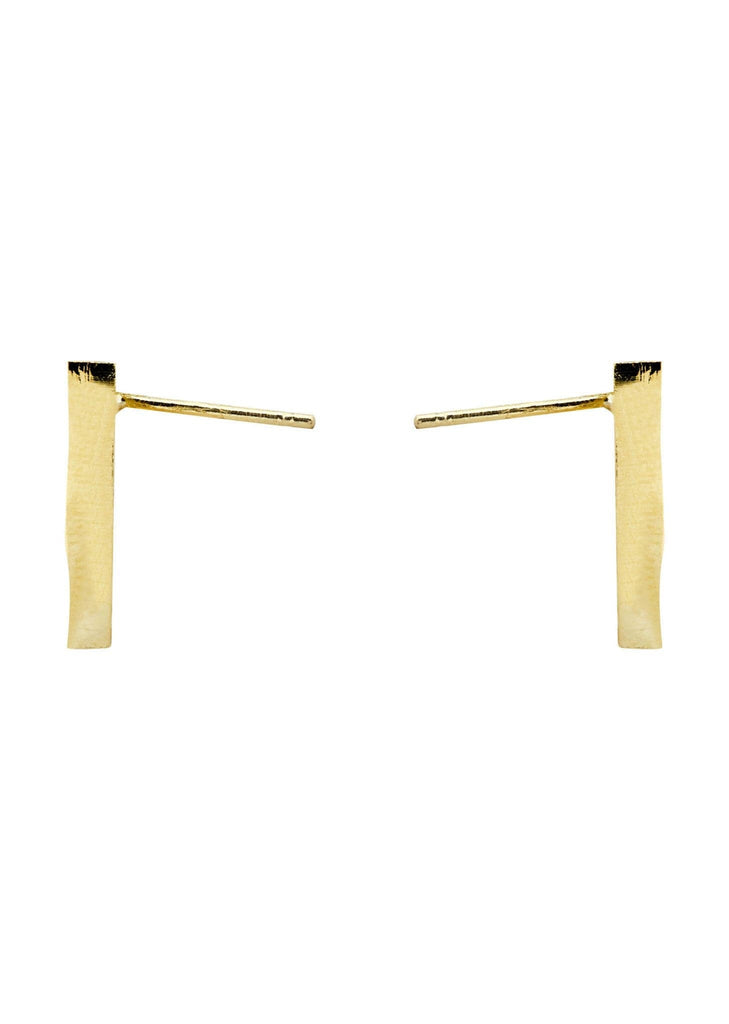 Last Supper 10K Yellow Gold Studs | Appx. Diameter 0.75 Inches Gold Stud Earrings FROST NYC 