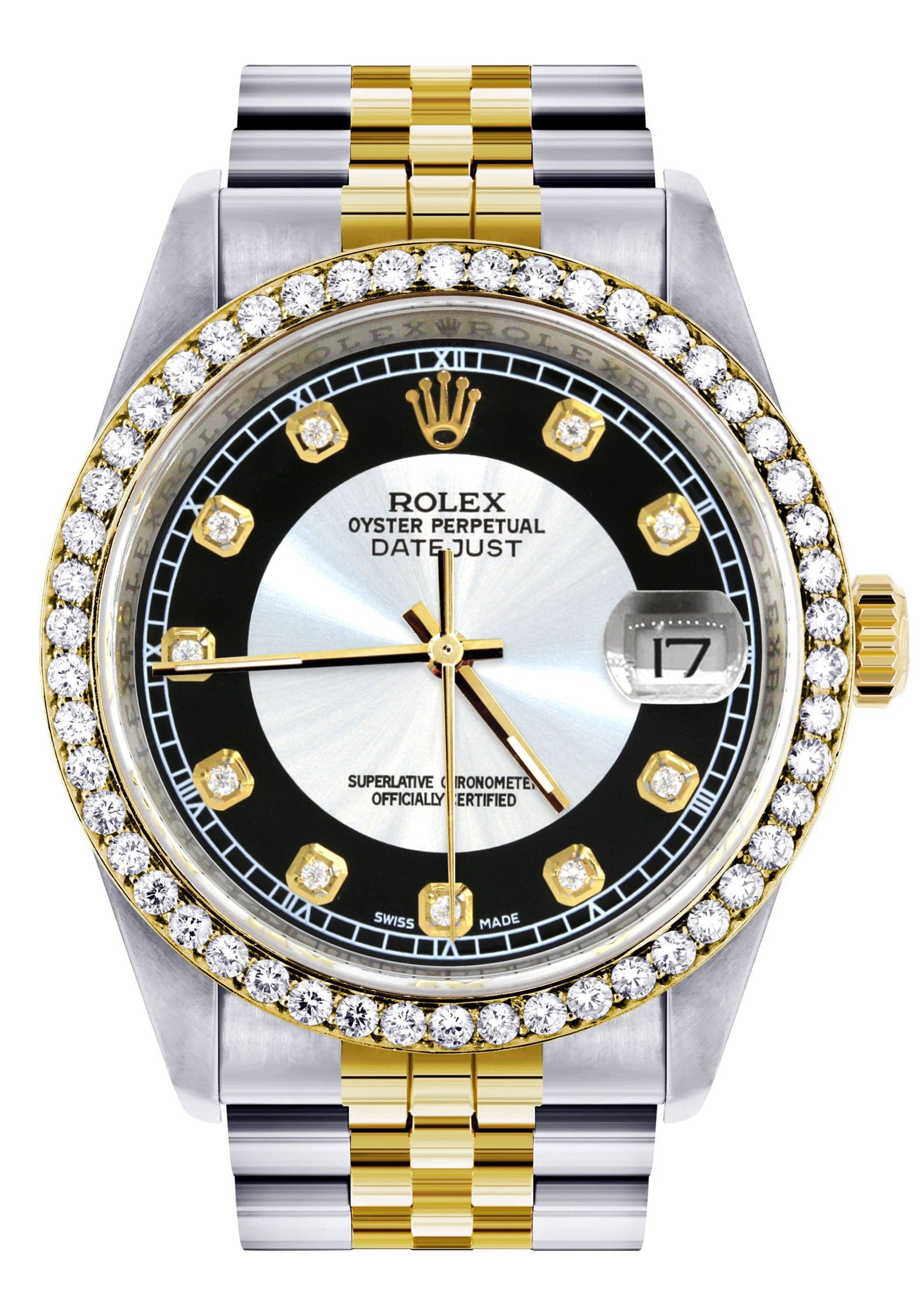 Gold Rolex Datejust Watch 16233 Two Tone for Men | 36Mm