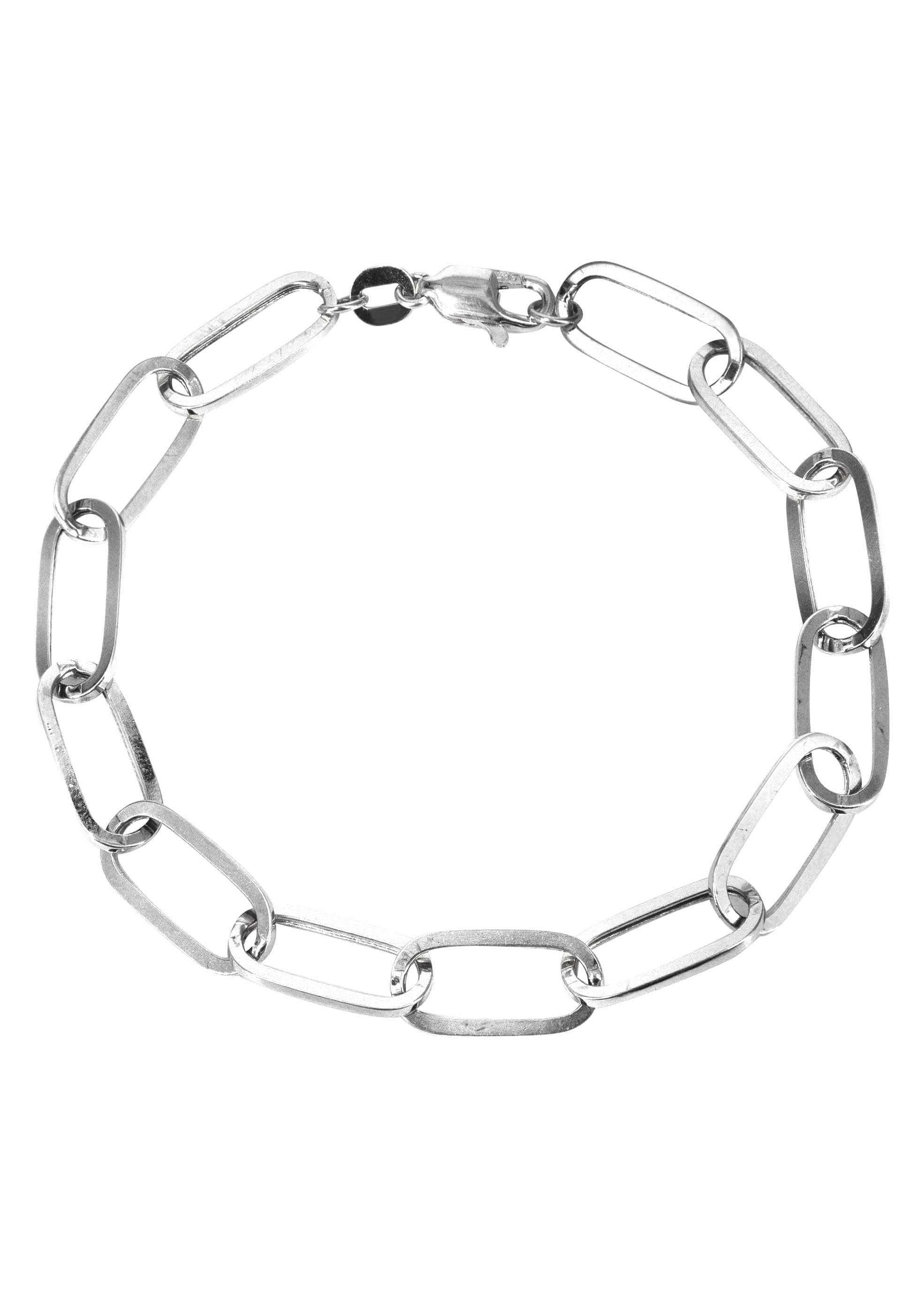 Zero Bracelet 10K ホワイトゴールド Semi Solid Paper Clip White Gold Bracelet 10K & 14K