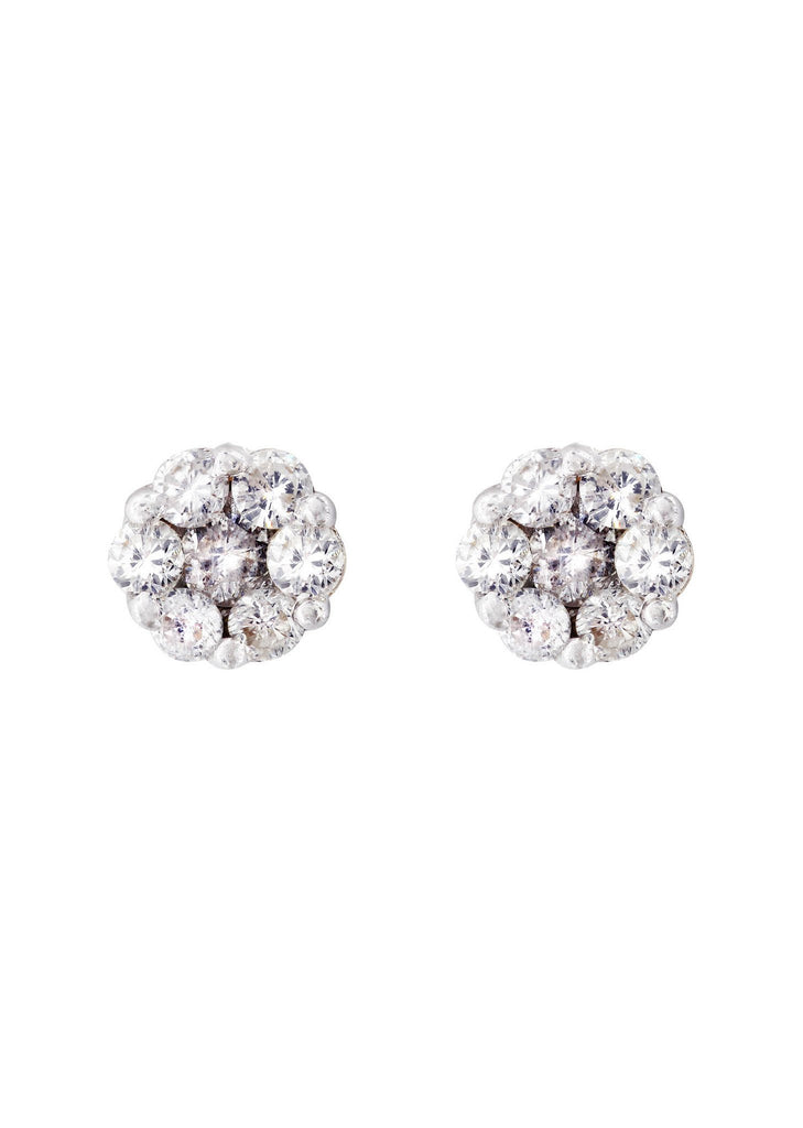 Stud Diamond Earrings For Men Illusion Set | 14K Yellow Gold | 0.43 Carats MEN'S EARRINGS FROST NYC 