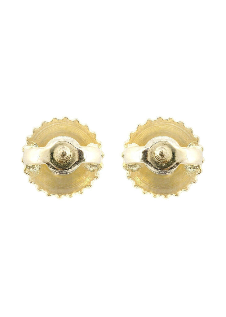 Princess Cut Diamond Stud Earrings For Men | 14K Yellow Gold | 1.05 Carats MEN'S EARRINGS FROST NYC 
