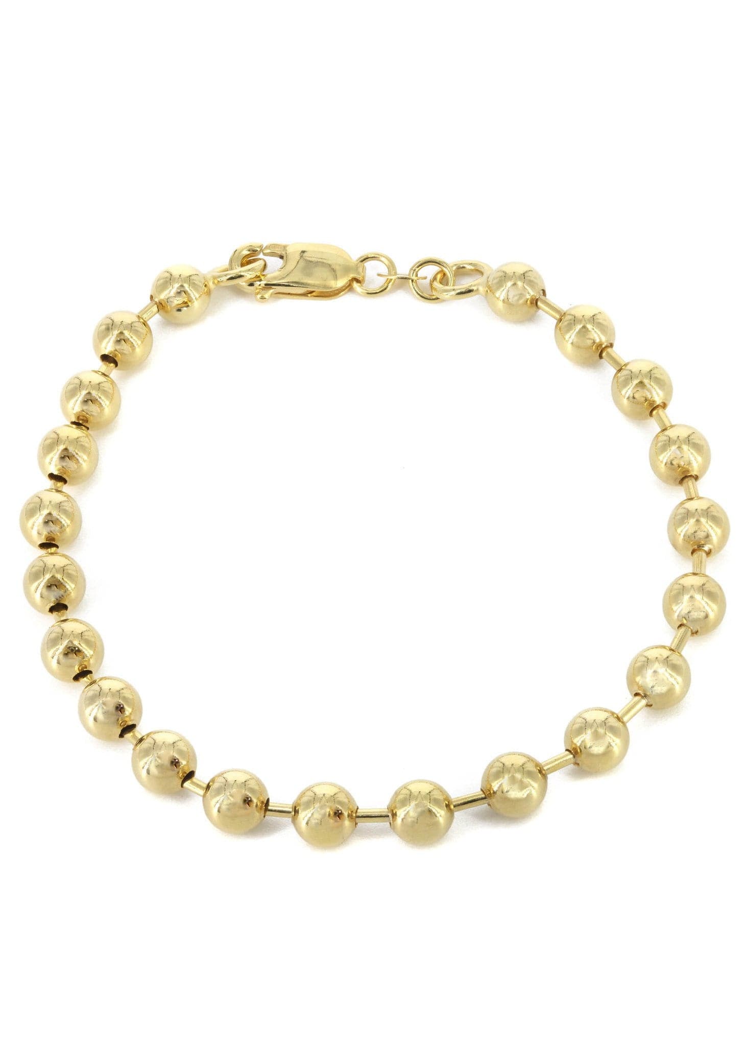 アクセサリー NASTYDOG ND Gold Bracelet MY Child's 10K Gold Curb Chain ID Bracelet - 6