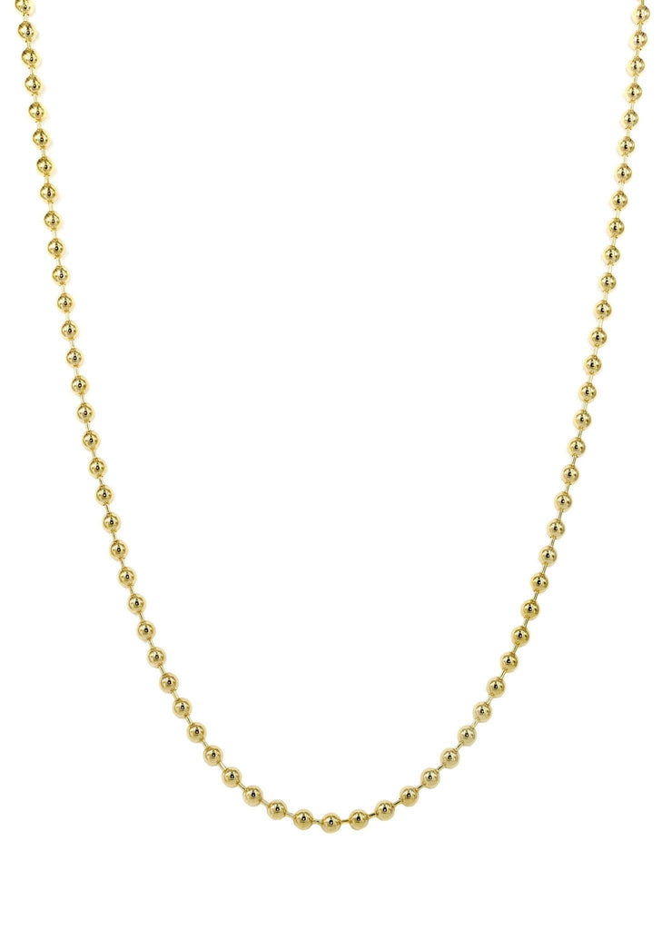 14K Gold Chain - Dog Tag Chain – FrostNYC