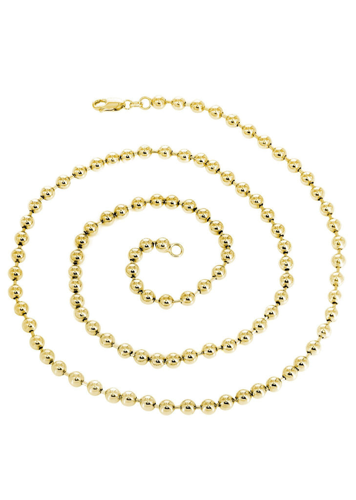 14K Gold Chain - Dog Tag Chain MEN'S CHAINS FROST NYC 