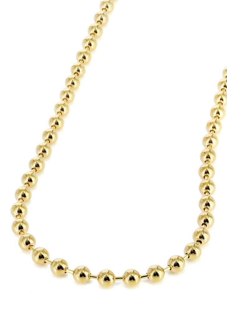 14K Gold Chain - Dog Tag Chain MEN'S CHAINS FROST NYC 