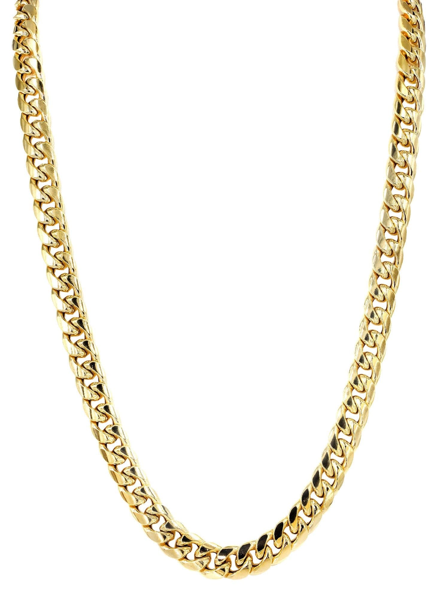 14k Cuban Chain 47センチ Yellow Gold Cuban Link Chain | Yellow Gold Cuban | FrostNYC