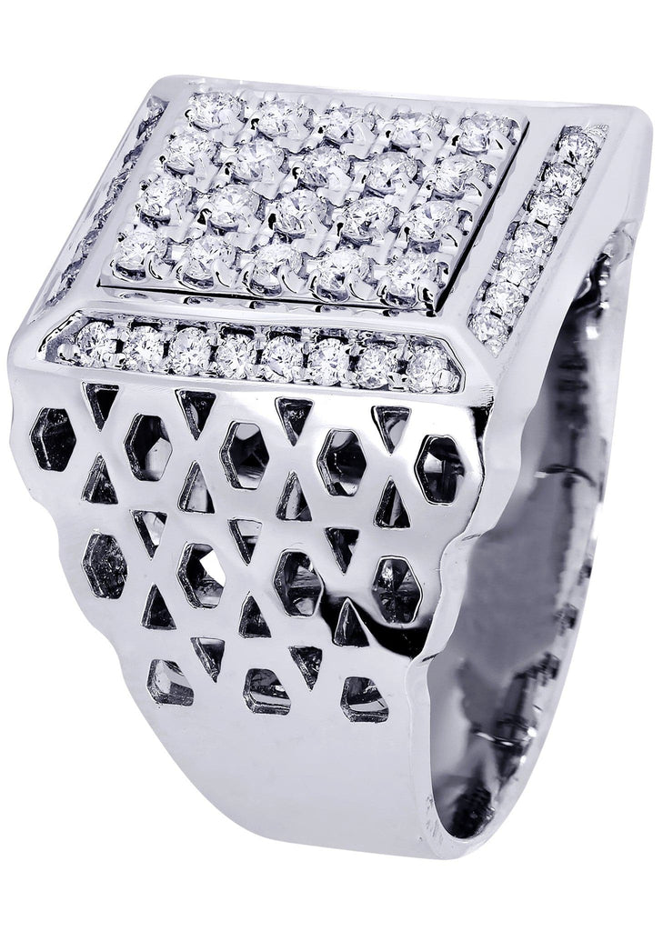 Mens Diamond Ring| 1.1 Carats| 17.97 Grams MEN'S RINGS FROST NYC 