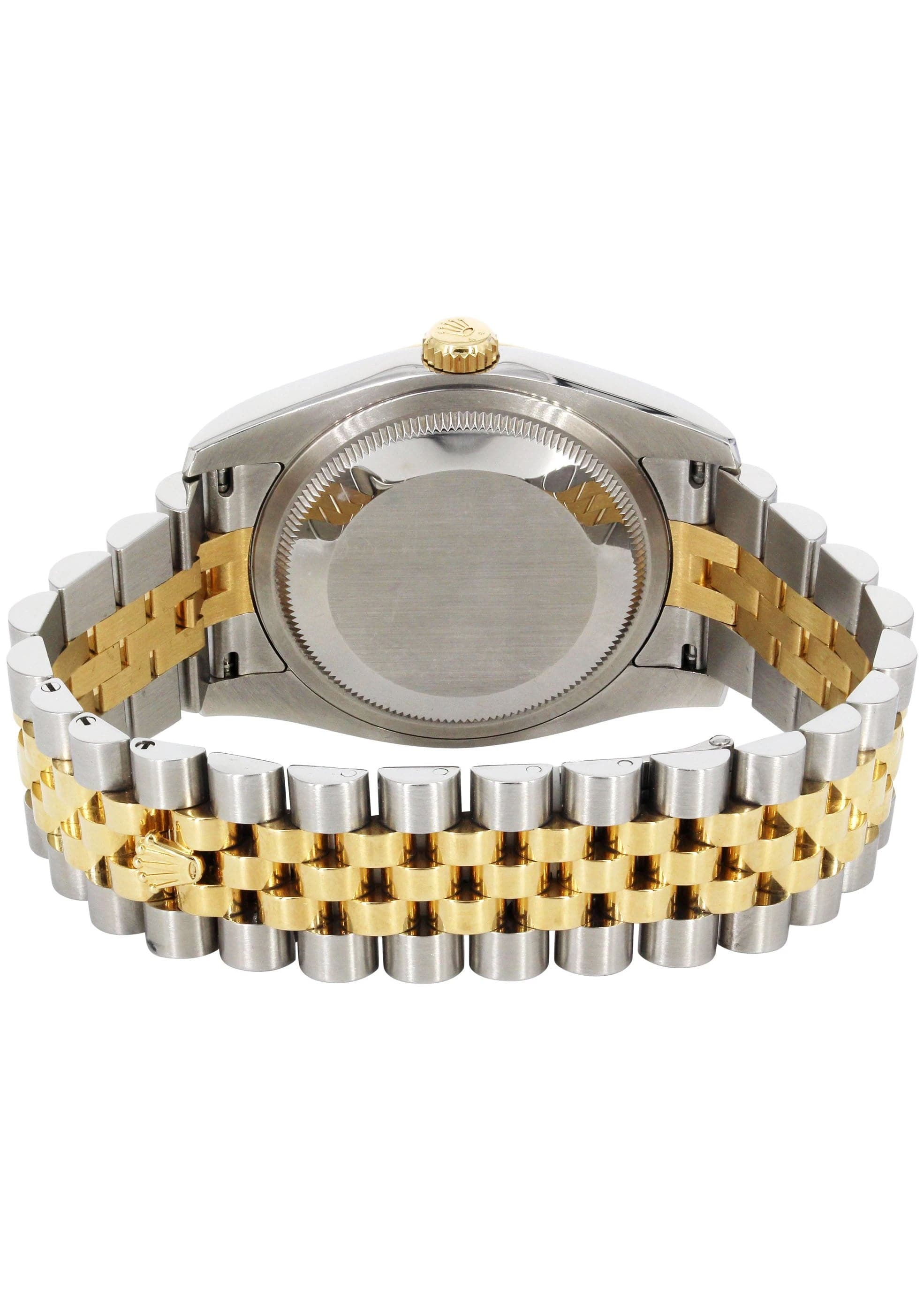 116233 | Hidden Clasp | Gold & Steel Rolex Datejust Watch | 36Mm | Blu